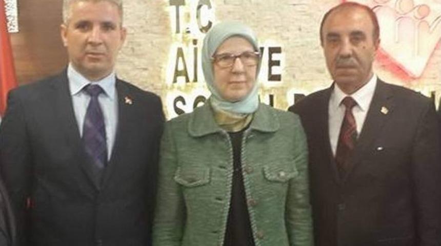 Şehit Aileleri, Aile Ve Sosyal Politikalar Bakanını Ziyaret Etti