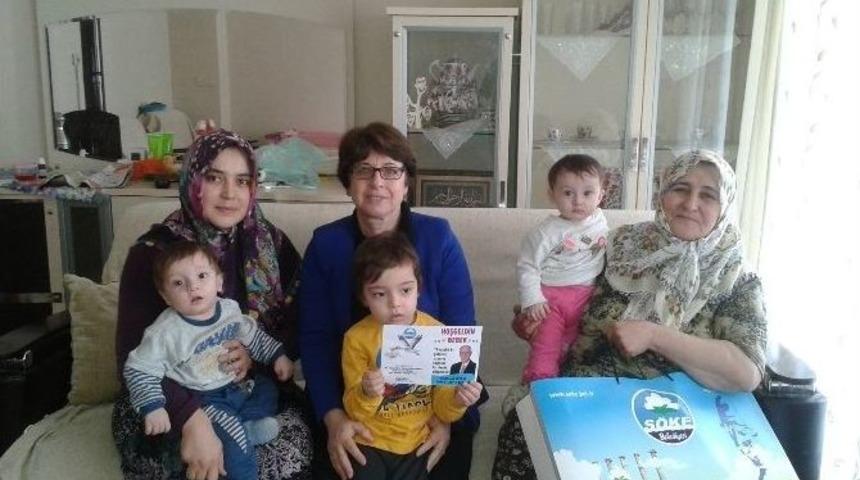 Söke’de Bir Yılda 968 Bebek Ziyaret Edildi