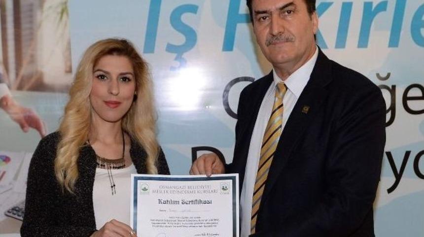 Geleceğin İşverenlerine Osmangazi Belediyesi&rsquo;nden Sertifika