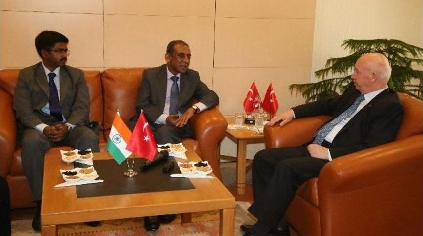 Hindistan Ankara B&uuml;y&uuml;kel&ccedil;isi&rsquo;nden Valilik Ziyareti