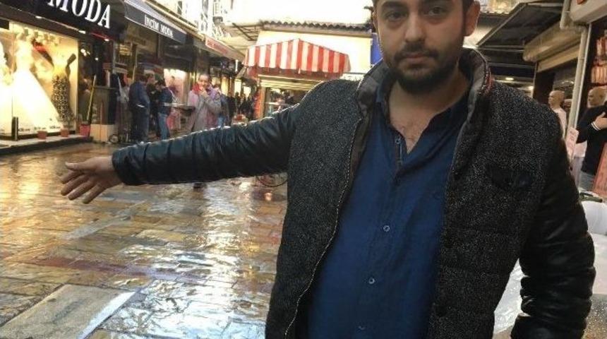 Suriyeli &Ccedil;ocuğu Yere &Ccedil;arpan Adama Tepki G&ouml;steren Esnaf Konuştu