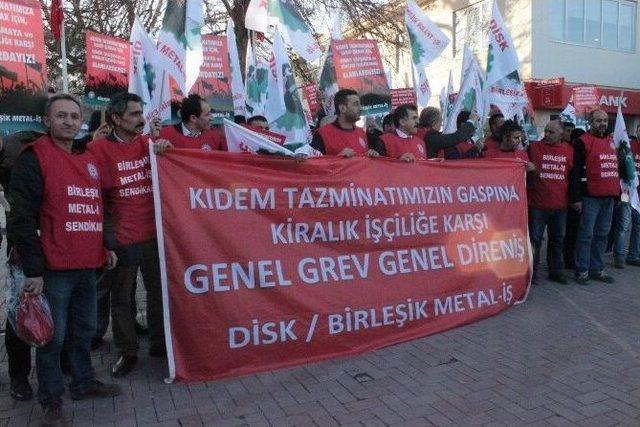 Metal-iş Sendikası İşçileri Yapacakları Genel Greve Davet Edecek