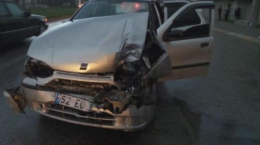 Samsun&rsquo;da Trafik Kazası: 5 Yaralı
