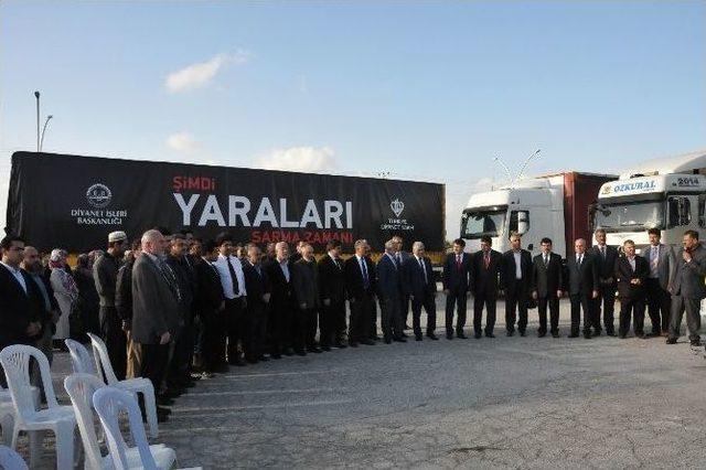 &ldquo;şimdi Yaraları Sarma Zamanı&rdquo; Kampanyasına Tarsus&rsquo;tan 9 Tır Yardım 2