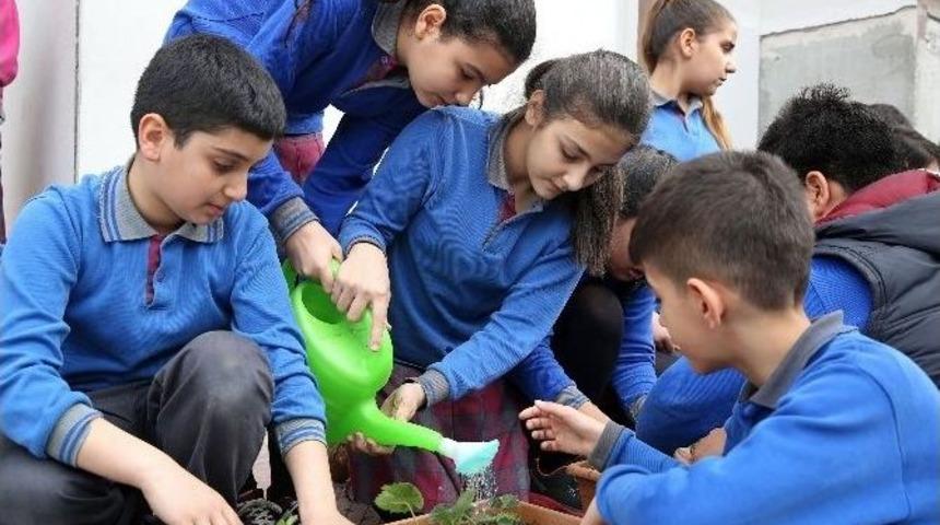 Minik &Ouml;ğrencilere Organik Tarım Yapma Fırsatı