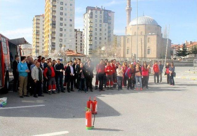 Spor Etkinlikleri A.ş. Yangın Eğitimleri Başladı