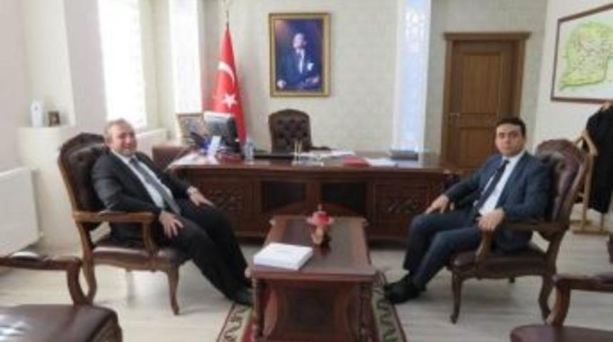 Sarıkamış Kaymakamından Kağızman Kaymakamına Ziyaret