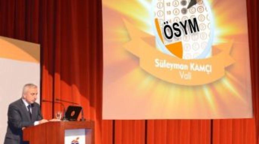 Vali Kam&ccedil;ı, Sınava Girecek Olan &Ouml;ğrencilere Başarılar Diledi