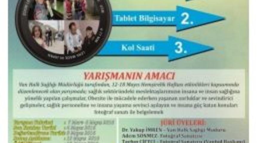 Van&rsquo;da "sağlık Ve Yaşam" Temalı &Ouml;d&uuml;ll&uuml; Fotoğraf Yarışması