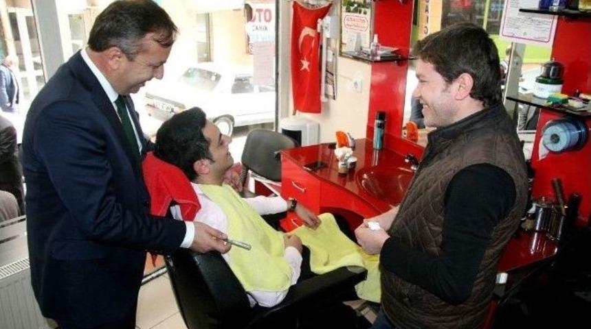 Ceylan Sungurlu&rsquo;da Esnafın Sorunlarını Dinledi