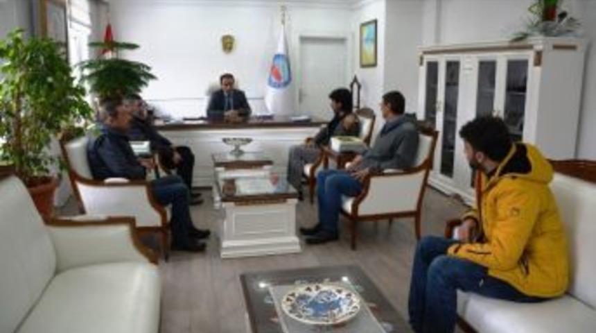 Bitlis Gazeteciler Cemiyeti&rsquo;nden Kaymakam Erkan&rsquo;a Ziyaret