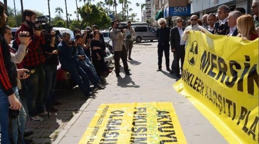 Mersin N&uuml;kleer Karşıtlarından &rsquo;fukuşima&rsquo; Eylemi