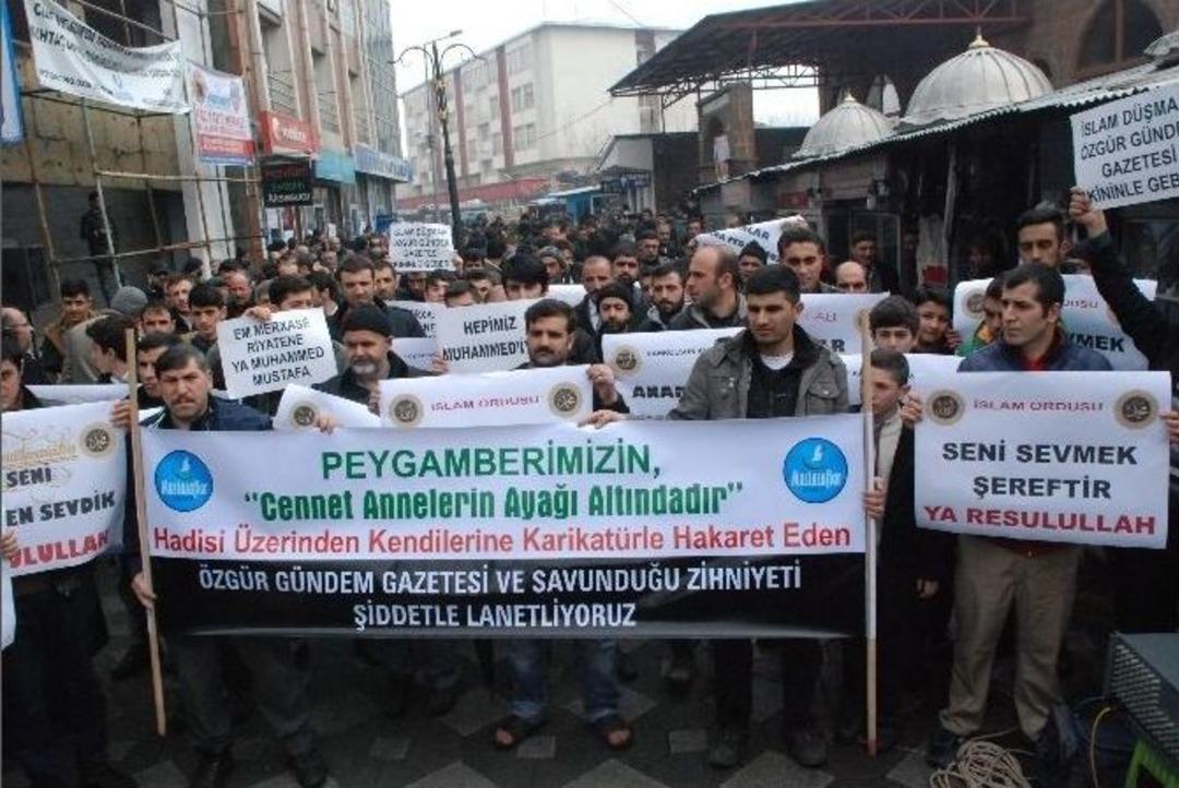 Ağrı&rsquo;dan &Ouml;zg&uuml;r G&uuml;ndem Gazetesi&rsquo;ne Tepki