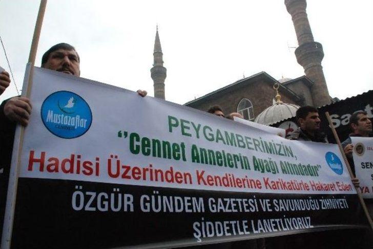 Ağrı’dan Özgür Gündem Gazetesi’ne Tepki G1