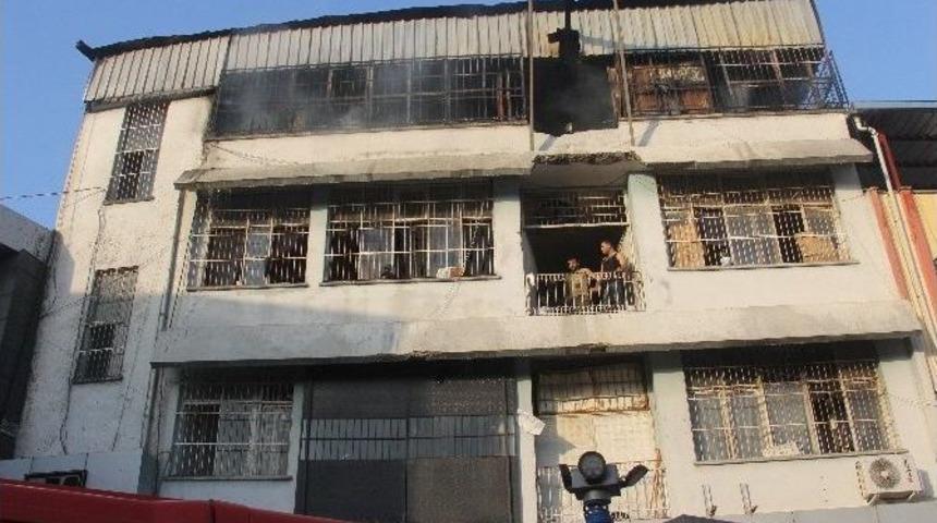 Ayakkabı İmalathanesinde Yangın