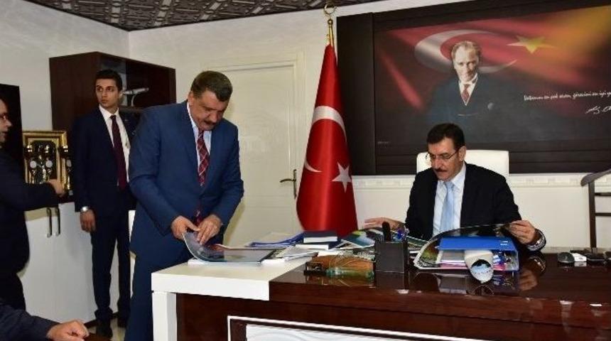 Bakan T&uuml;fenkci, Battalgazi Belediyesi&rsquo;ni Ziyaret Etti