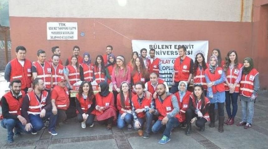 Be&uuml;&rsquo;l&uuml; &Ouml;ğrencilerden "soğuk Madene, Sıcak Karşılama" Etkinliği