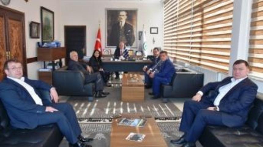 Bulgaristan T&uuml;rk Milletvekillerinden Başkan Albayrak&rsquo;a Ziyaret