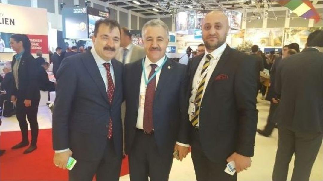 Ak Parti Kars Milletvekili Arslan, Bakan Mahir &Uuml;nal&rsquo;la Berlin&rsquo;de