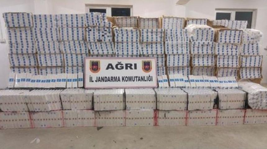 Ağrı&rsquo;da Ka&ccedil;ak Sigara Operasyonu