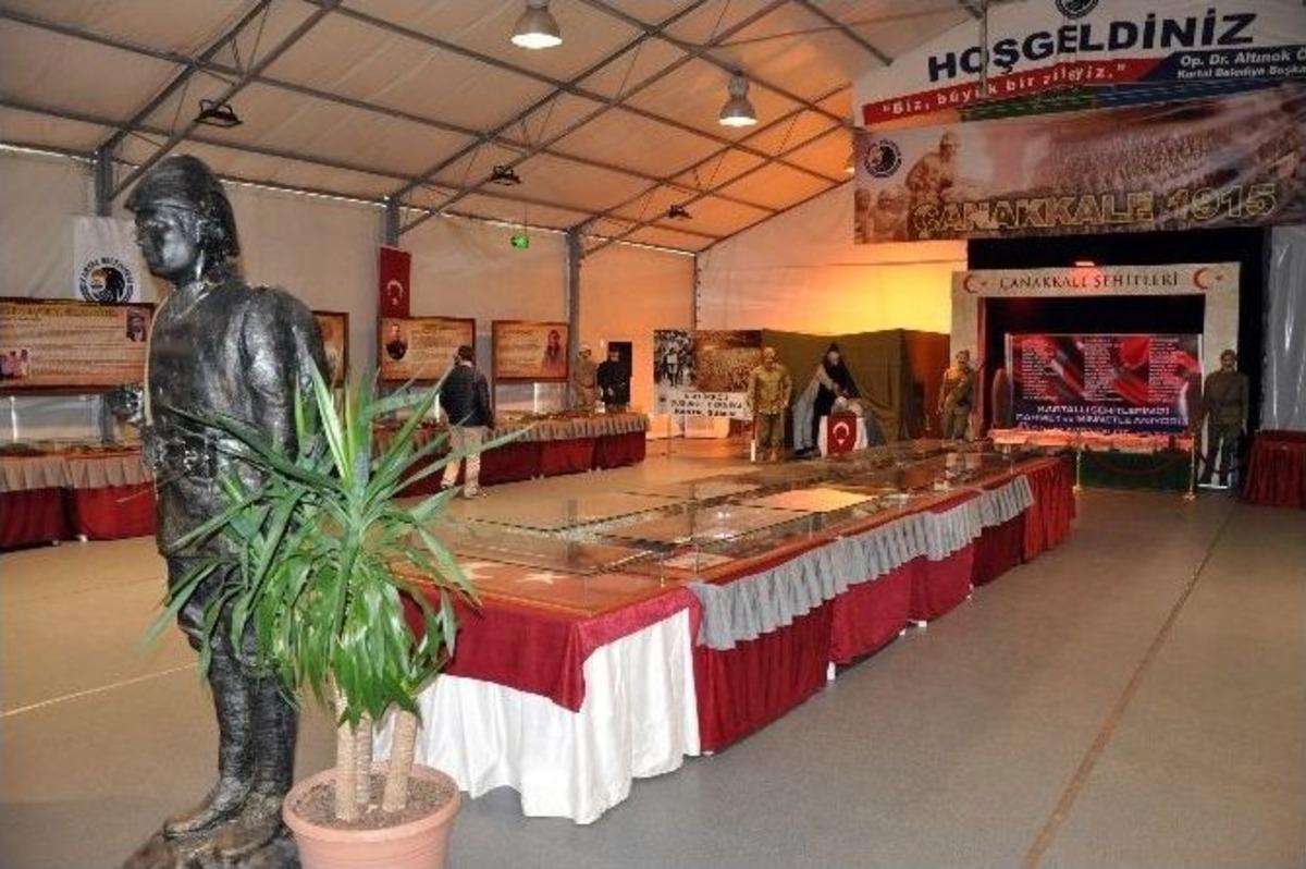Kartal&rsquo;da, &Ccedil;anakkale Savaş Malzemeleri Sergisi A&ccedil;ıldı