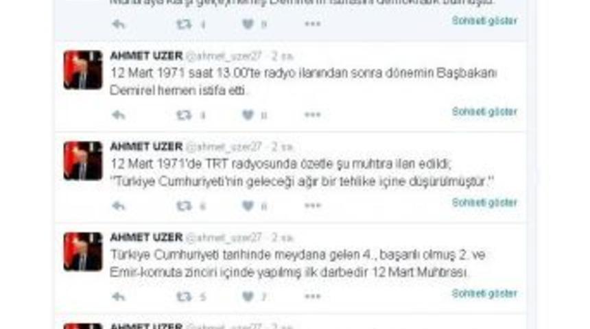 Ak Partili Vekilden &rsquo;12 Mart Muhtırası&rsquo; Hatırlatması