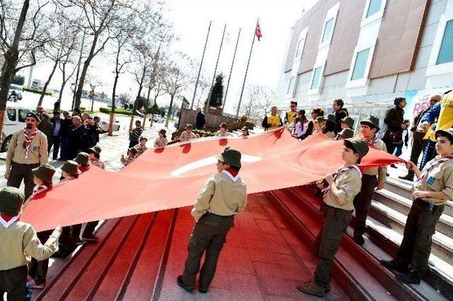 57.alay Yürüyüş Komitesi Beylikdüzü’nden Çanakkale’ye Uğurlandı