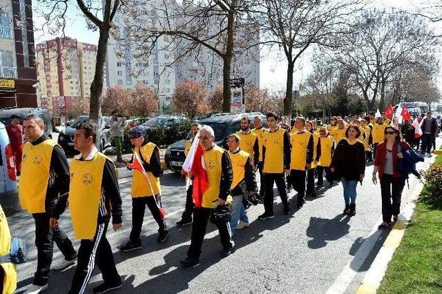 57.alay Yürüyüş Komitesi Beylikdüzü’nden Çanakkale’ye Uğurlandı