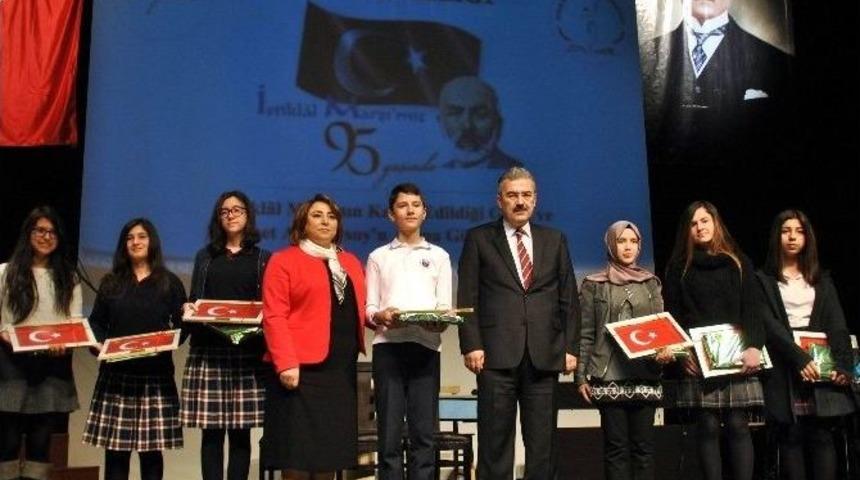 Aydın&rsquo;da İstiklal Marşı&rsquo;nın Kabul&uuml; Kutlandı