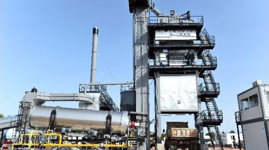 Muratpaşa Belediyesi Asfalt Deneme &Uuml;retimi Başladı