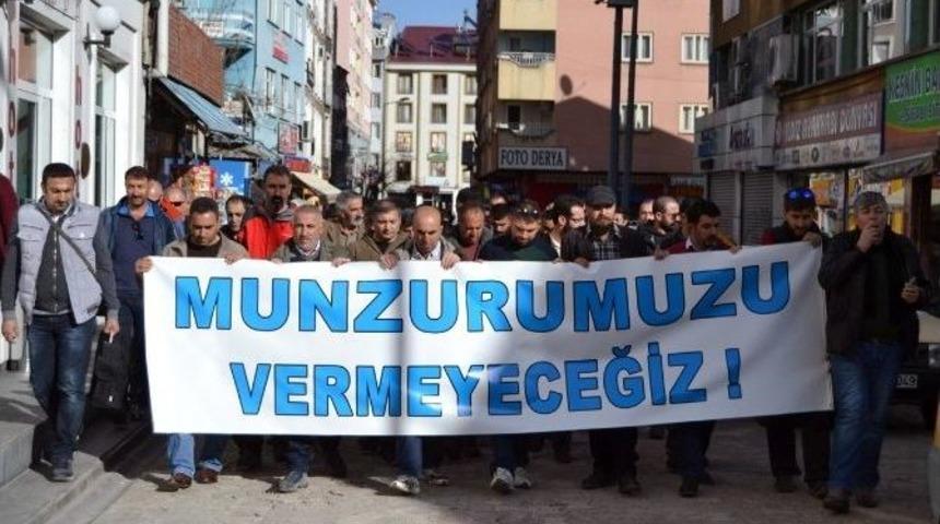 Tunceli&rsquo;de Baraj Protestosu