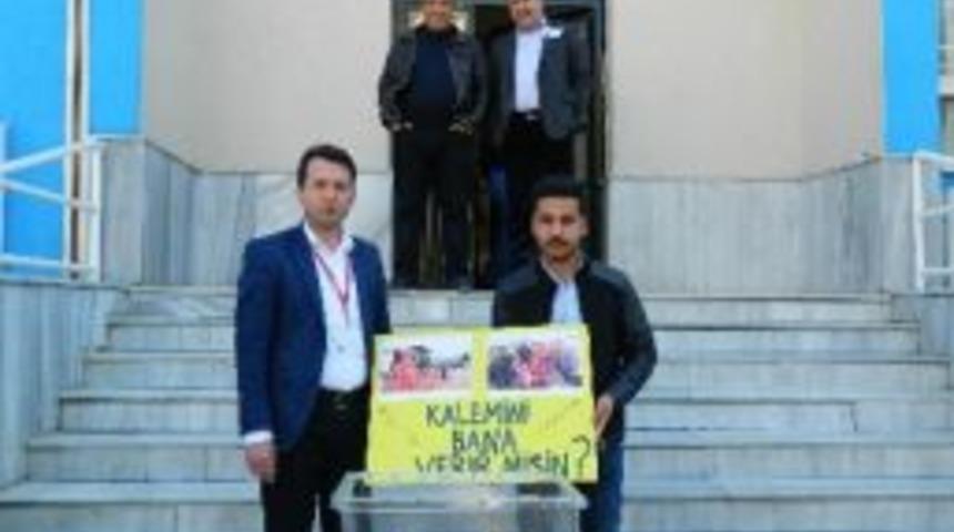 Sınav Kalemleri, İhtiyacı Olan &Ouml;ğrenciler İ&ccedil;in Toplandı