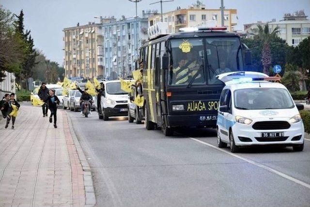 İzmir Süper Amatör Liginin Şampiyonu Aliağa