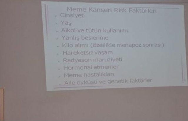 Milaslı Kadınlara Sağlık Semineri