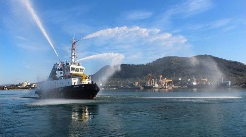 &Uuml;nye Limanı&rsquo;na Yangın S&ouml;nd&uuml;rme Sistemli R&ouml;mork&ouml;r