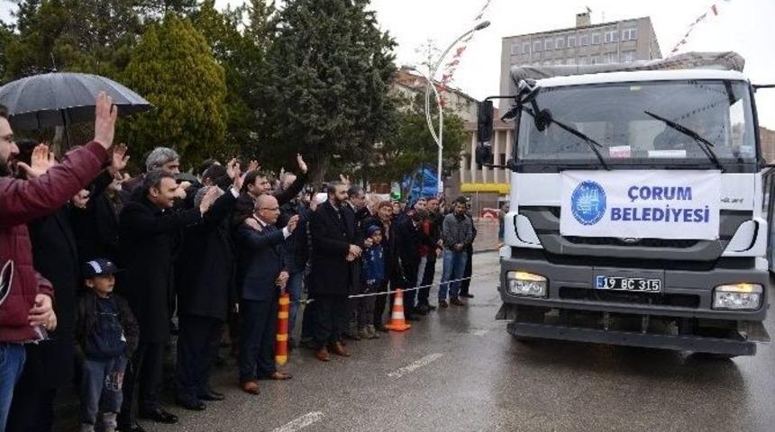 &Ccedil;orum&rsquo;dan &Ouml;zel Harekat Polisleri Ve Ter&ouml;r Mağdurlarına Yardım Malzemesi