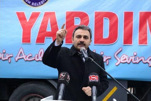 Çorum’dan Özel Harekat Polisleri Ve Terör Mağdurlarına Yardım Malzemesi