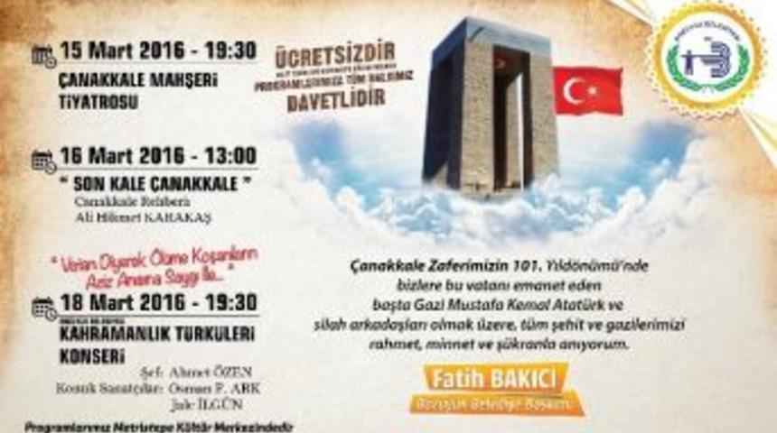 Boz&uuml;y&uuml;k Belediyesi&rsquo;nden 18 Mart Etkinlikleri