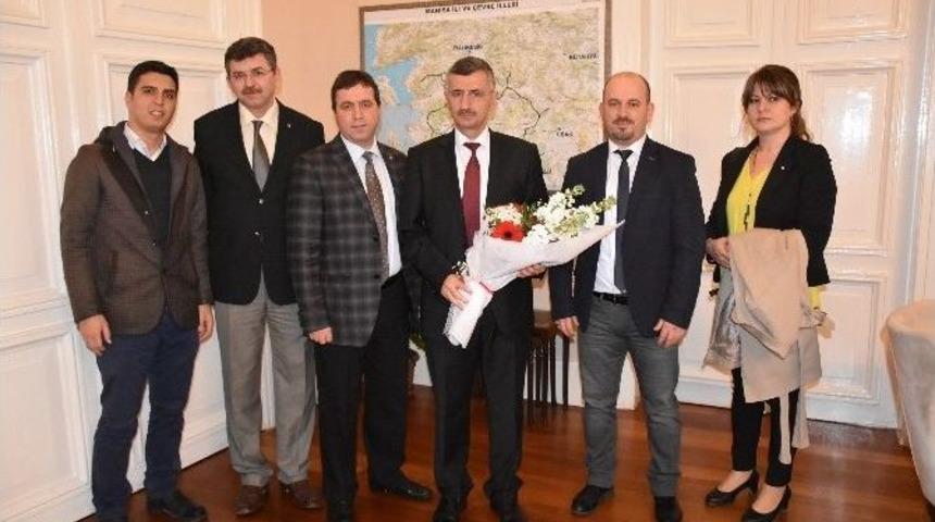 Vali Bektaş Konuklarını Ağırladı