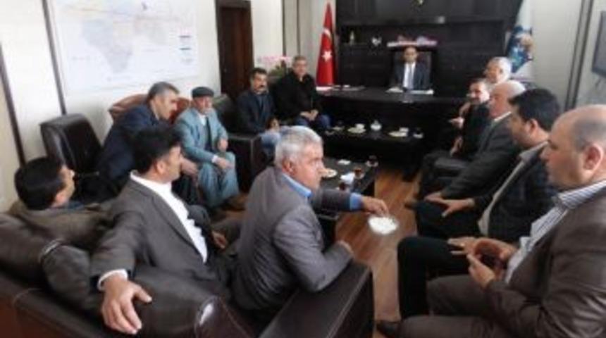 Muhtarlardan Tenekeci&rsquo;ye Ziyaret