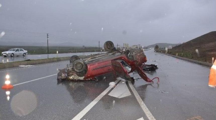 Sungurlu&rsquo;da Trafik Kazası: 2 Yaralı