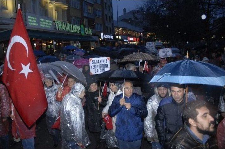 Eskişehir’de Gergin Ankara Protestosu G1