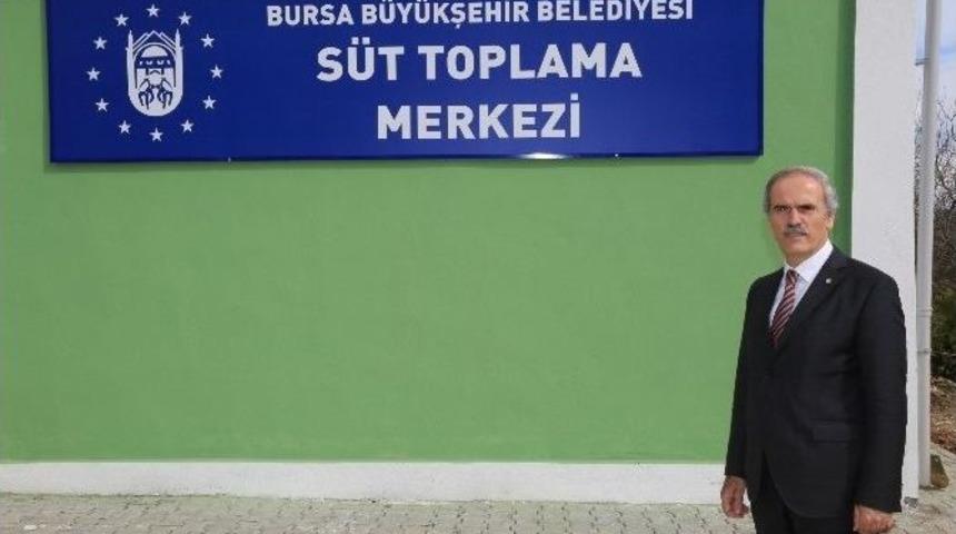Bursa B&uuml;y&uuml;kşehir Belediyesi&rsquo;nden S&uuml;t &Uuml;reticisine Destek