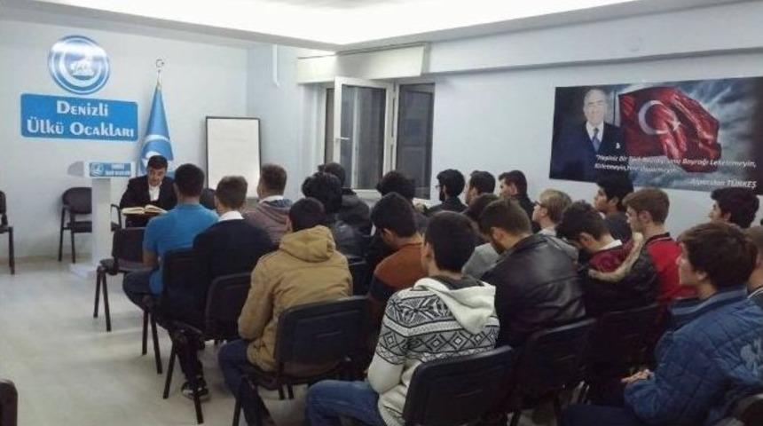 &Uuml;lk&uuml; Ocakları Ankara Saldırısında &Ouml;lenler İ&ccedil;in Mevlit Okuttu