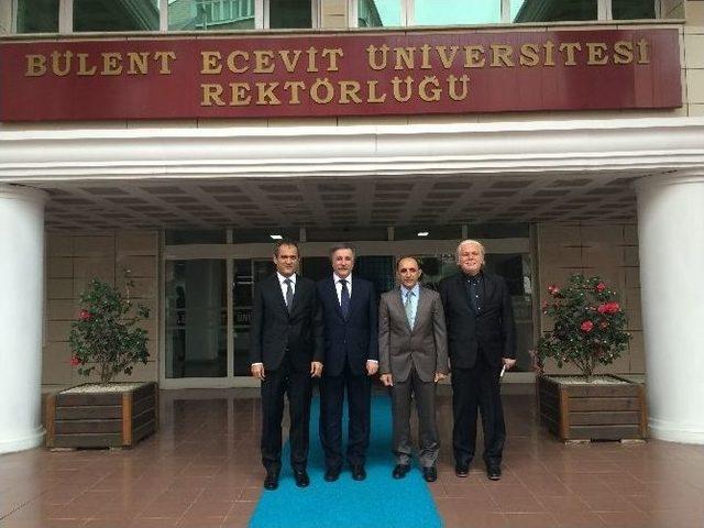 Türkiye Bilimler Akademisi Üyesi Ve Türkiye Sağlık Enstitüleri Başkanı Prof. Dr. H. Fahrettin Keleştemur Beü’ye Ziyaret Gerçekleştirdi