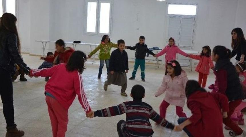 K&ouml;yl&uuml; &Ccedil;ocuklar Sanatla Buluşuyor