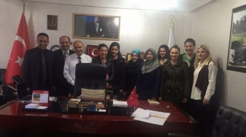 Yurtdışı Gezisinden D&ouml;nen &Ouml;ğrencilerden Korkmaz&rsquo;a Ziyaret