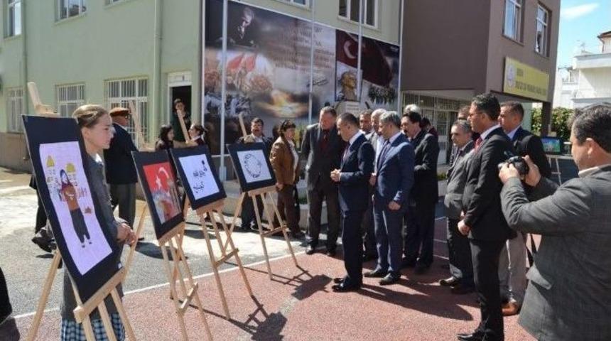 Bozyazılı &Ouml;ğrencilerin &Ouml;d&uuml;ll&uuml; Eserleri Sergilendi