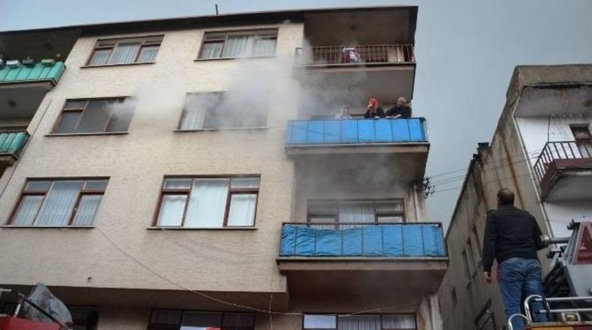 Fatsa&rsquo;da Korkutan Yangın