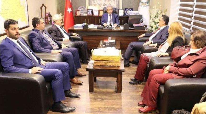 Altındağ Heyetinden Haliliye Belediyesine Ziyaret